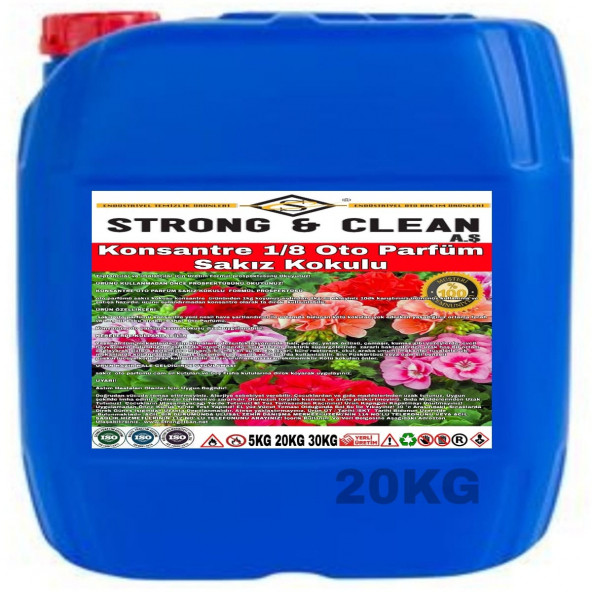 OTO PARFÜM KONSANTRE 1/8 SAKIZ KOKULU 20KG ürün görseli 1