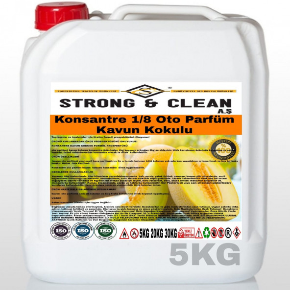 OTO PARFÜM KONSANTRE 1/8 KAVUN KOKULU 5KG ürün görseli 1