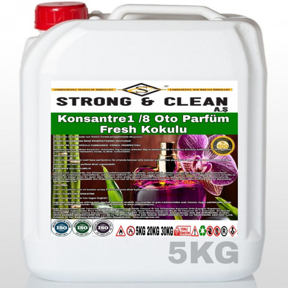 OTO PARFÜM KONSANTRE 1/8 FRESH KOKULU 5KG ürün görseli 1