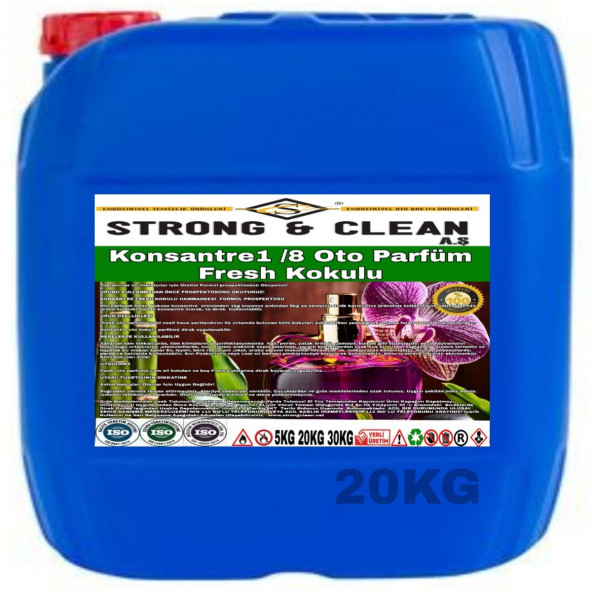 OTO PARFÜM KONSANTRE 1/8 FRESH KOKULU 20KG ürün görseli 1