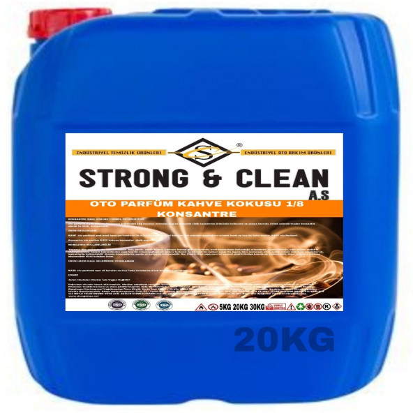 OTO PARFÜM KONSANTRE 1/8 KAHVE KOKULU 20KG ürün görseli 1