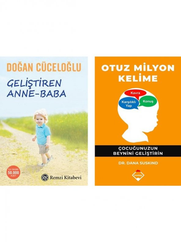 Otuz Milyon Kelime - Geliştiren Anne Baba - 2 Kitap Set ürün görseli 1