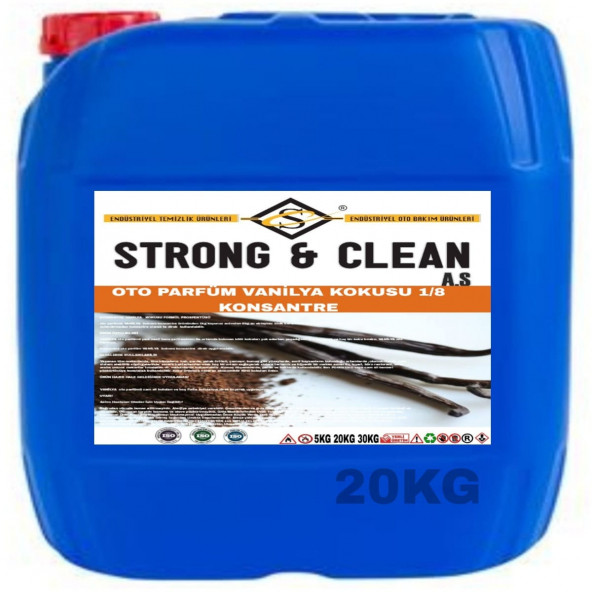 OTO PARFÜM KONSANTRE 1/8 VANİLYA KOKULU 20KG ürün görseli 1