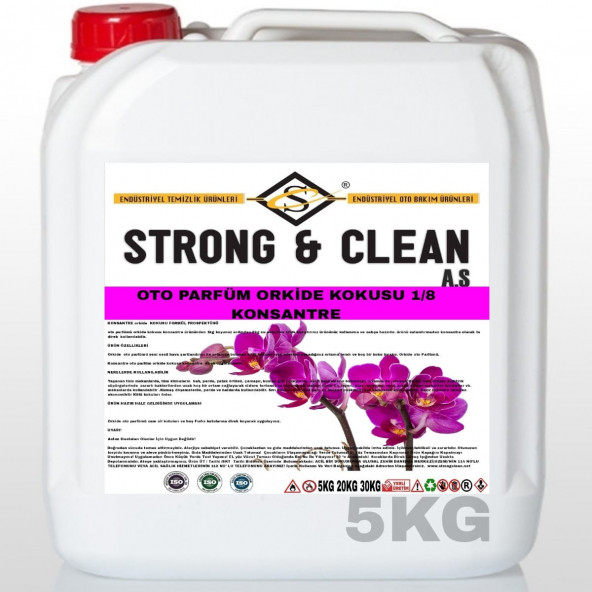 OTO PARFÜM KONSANTRE 1/8 ORKİDE KOKULU 5KG ürün görseli 1