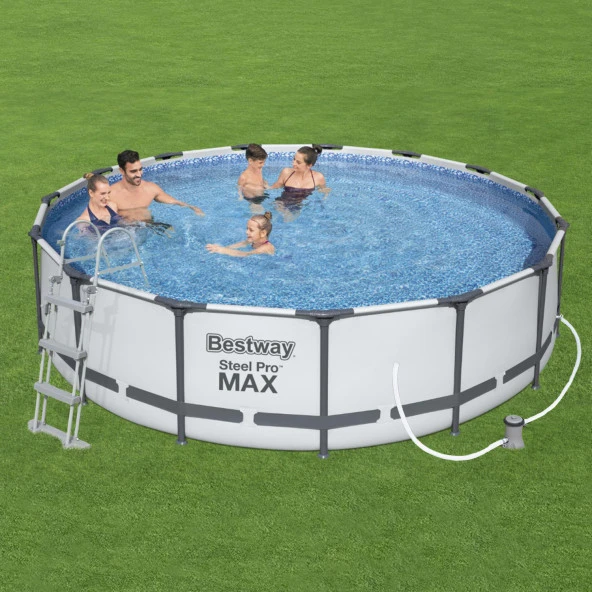 PREFABRİK BÜYÜK YUVARLAK AİLE HAVUZU 457 cm x 122 cm 56438 ürün görseli 1