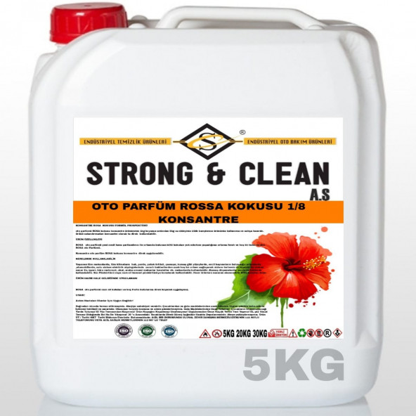 OTO PARFÜM KONSANTRE 1/8 ROSE KOKULU 5KG ürün görseli 1