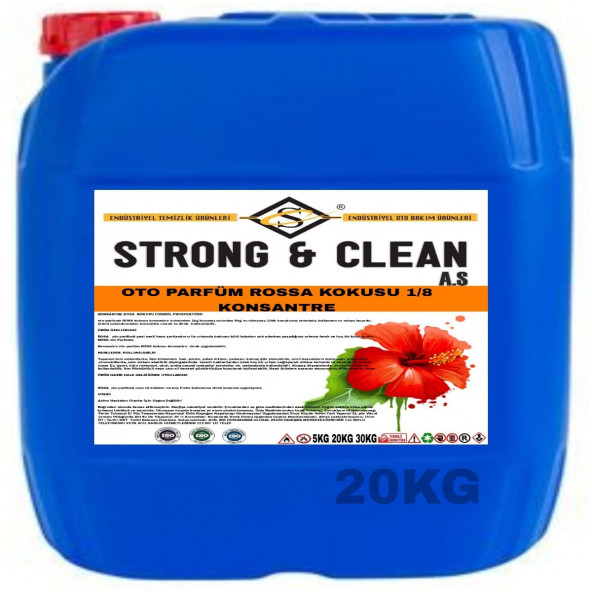 OTO PARFÜM KONSANTRE 1/8 ROSE KOKULU 20KG ürün görseli 1