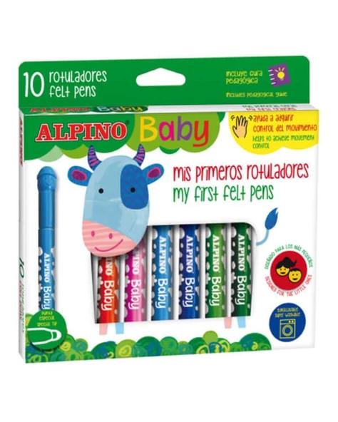 Alpino Baby Keçeli Kalem 10lu ürün görseli 1