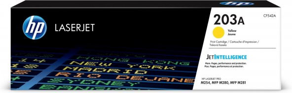203A Sarı Orijinal LaserJet Toner CF542A ürün görseli 1
