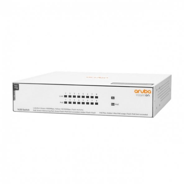 Aruba Instant On R8R46A 1430-8G Poe Yönetilemez ürün görseli 1