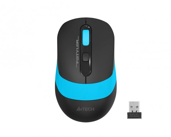 A4-TECH FG10 Siyah/Mavi Optik Nano Kablosuz Mouse-2000 DPI FG10/MAVI ürün görseli 1