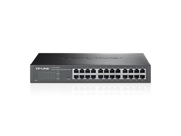TL-SG1024DE, 24 Port, 10/100/1000M, Çelik Kasa, Gigabit Easy Smart Switch ürün görseli 1