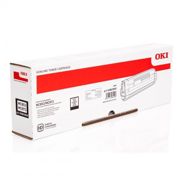 45862840 SİYAH TONER/MC853 MC873 MC883/7000 SAYFA ürün görseli 1