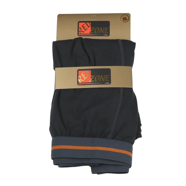 Büyük Beden Redzone Likralı Boxer Füme 3XL-10XL ürün görseli 1