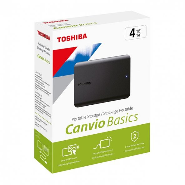Canvio Basic 4TB Usb 3.2 Gen1-HDTB540EK3CA ürün görseli 1