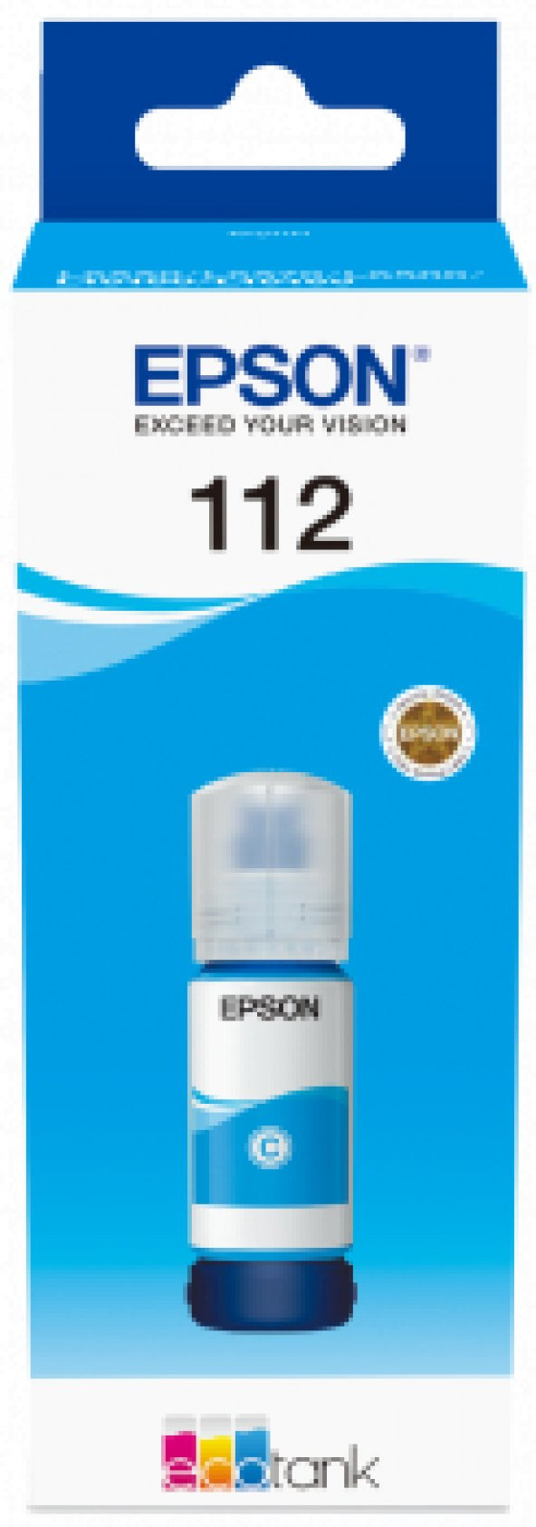 C13T06C24A 112 MAVİ MÜREKKEP KARTUŞ 6.000 SAYFA 60ml L15160 L15150 ürün görseli 1