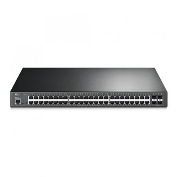 TP-LINK TL-SG3452P 48 PORT GIGABIT + 4x1GB SFP L2+ 384W YONETILEBILIR RACKMOUNT SWITCH ürün görseli 1