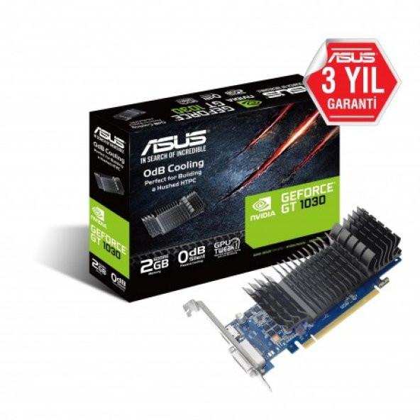 GT1030-SL-2G-BRK 2GB GDDR5 DVI HDMI 64Bit ürün görseli 1