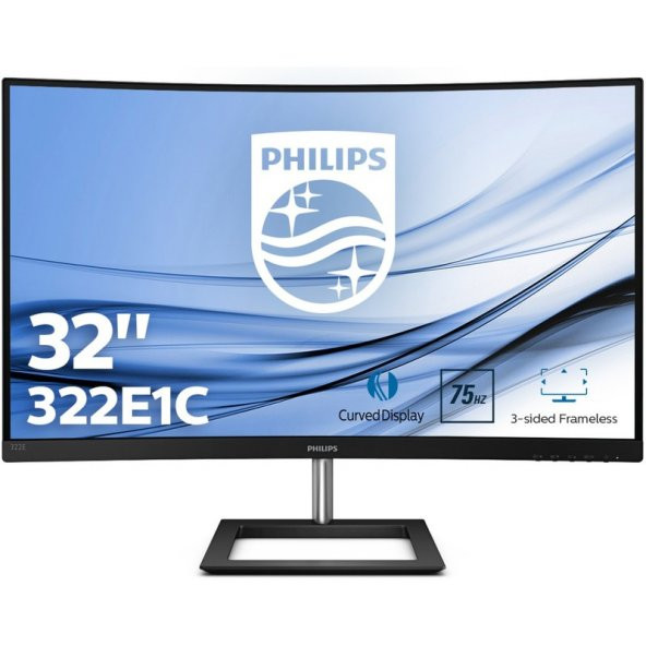 322E1C/00 31.5" Curved VA LCD FULL HD VGA HDMI DP ürün görseli 1