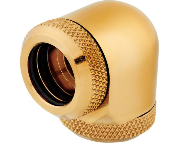 CX-9052016-WW Fitting (hard tube) ,XF Hardline 2-pack (90° Angled 14mm OD compression gold) ürün görseli 1