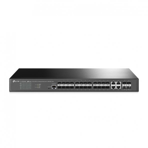 TP-LINK TL-SG3428XF JetStream 24-Port SFP L2+ Managed Switch with 4 10GE SFP+ Slots ürün görseli 1