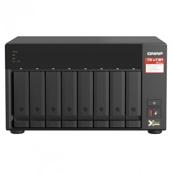 QNAP TS-873A-8GB RAM 8 Hdd Yuvali Tower NAS ürün görseli 1