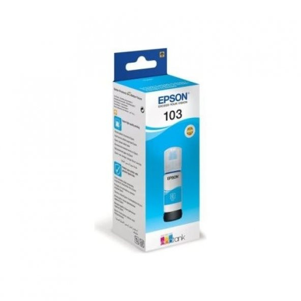 EPSON C13T00S24A 103 MAVİ MÜREKKEP ŞİŞESİ ürün görseli 1