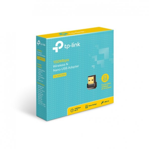 TP-LINK TL-WN725N Kablosuz,150Mbps,N Nano USB Sinyal Alıcı ürün görseli 1