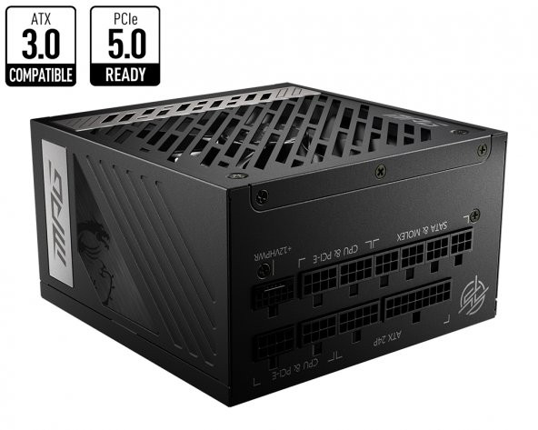PSU MPG A850G PCIE5 850W 80 PLUS GOLD ACTIVE PFC FULL MODULAR ürün görseli 1