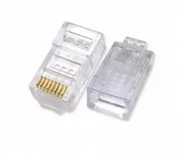 CAT6 KONNEKTÖR JACK RJ45 50 LİK PAKET Q-J650 ürün görseli 1