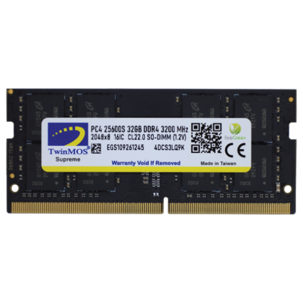 DDR4 32GB 3200MHz Notebook Ram MDD432GB3200N ürün görseli 1