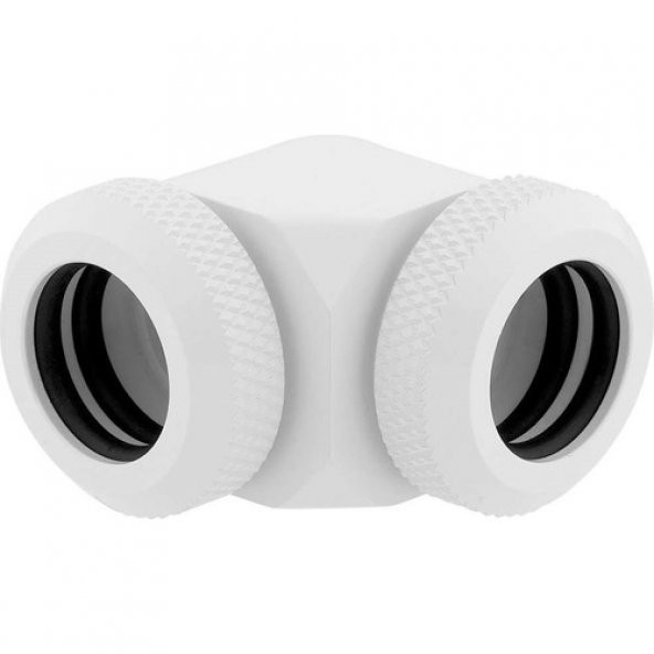 CX-9052027-WW Fitting (hard tube) ,XF Hardline 2-pack (90° Angled 12mm OD compression glossy white) ürün görseli 1