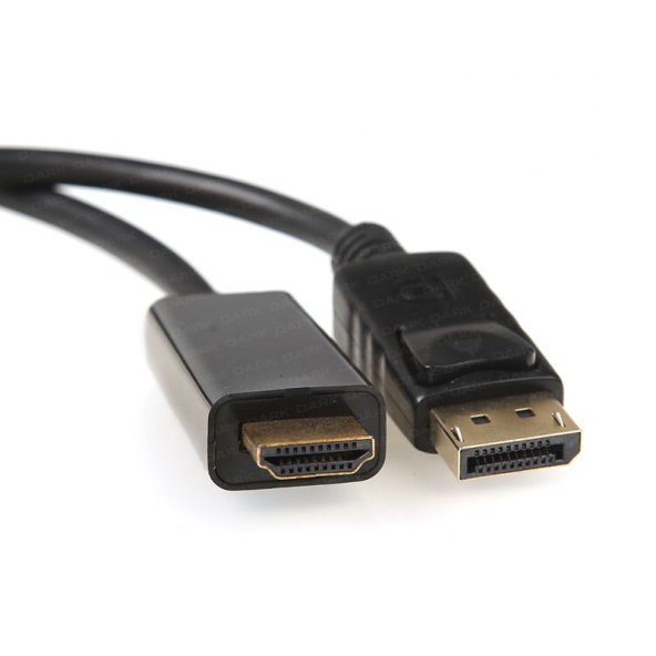 4K Destekli 1.8 Metre DisplayPort-HDMI Kablo DK-CB-DPXHDMIL184K ürün görseli 1