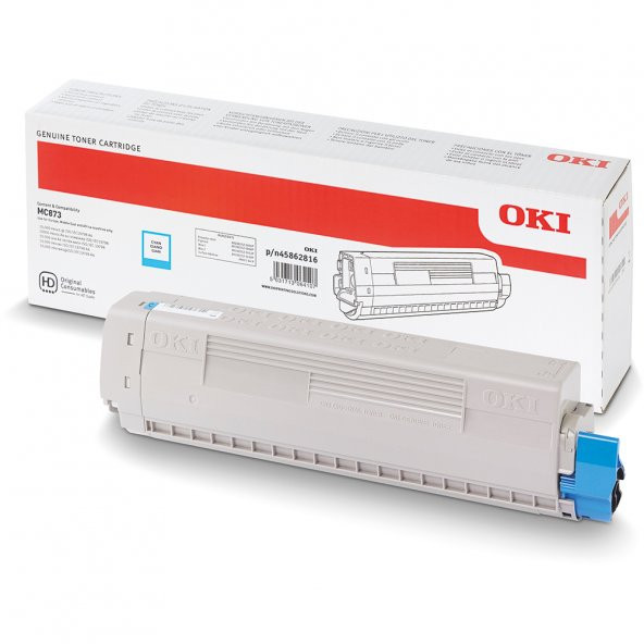 45862816 MAVİ TONER-C MC873 MC883 10.000 SAYFA ürün görseli 1