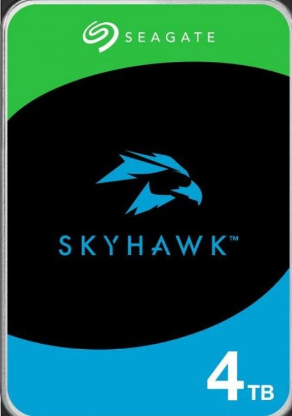 4TB  3.5 SKYHAWK SATA6 256MB 7/24 GUVENLIK ST4000VX016 (RESMI DIST GARANTILI) ürün görseli 1