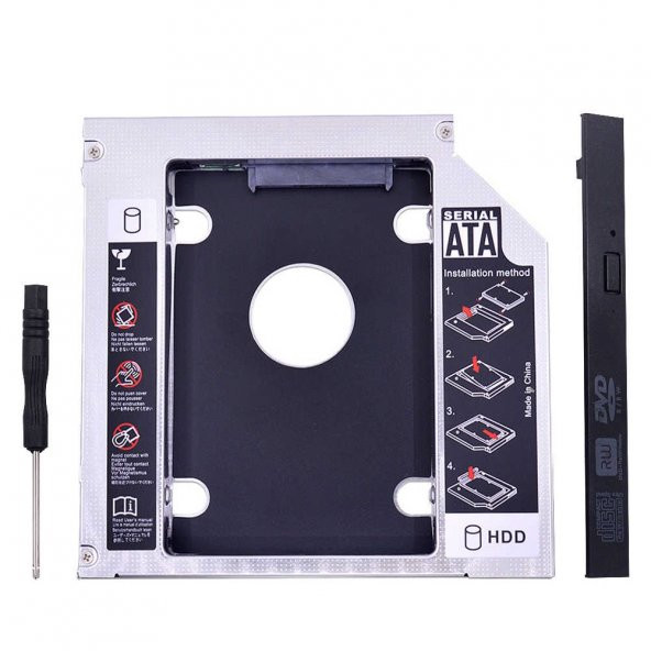 (Q-HDK12) 2.5" HDD/SSD UYUMLU CEVIRICI 12.7" KIZAK ürün görseli 1