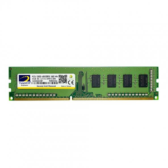 4 GB DDR3 1600MHz  1.35 LOW VOLTAGE (MDD3L4GB1600D) ürün görseli 1