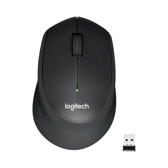 LOGITECH M330 Silent Plus USB Kablosuz Mouse Siyah (910-004909) ürün görseli 1