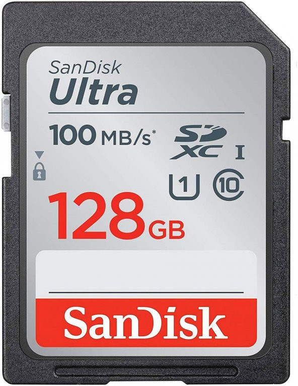 128 GB  SDSDUNR-128G-GN3IN 100/MB 128GB ULT SD C10 ürün görseli 1