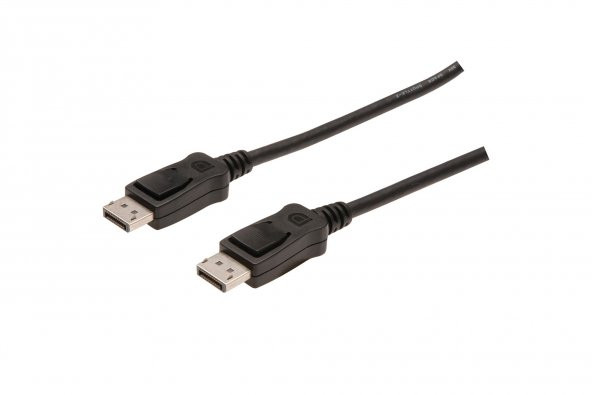 ASSMANN AK-340100-020-S DisplayPort Bağlantı Kablosu, DP Erkek-DP Erkek, 2 metre, ürün görseli 1