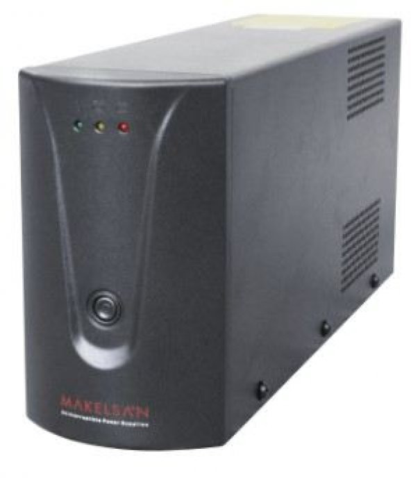 MU00650L11EA005 650VA,Line-İnteractive,1 Adet 12V 7AH Akü,5/12 Dk,UPS,Siyah,LION Modeli ürün görseli 1