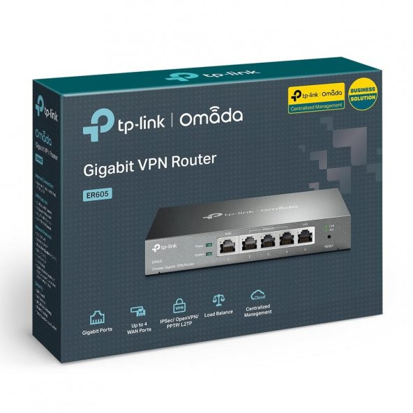 TP-LINK ER605 Omada Gigabit VPN Router ürün görseli 1
