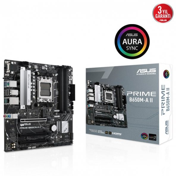 Prime B650M-A II AM5 Ryzen DDR5 Vga Hdmi Dp ürün görseli 1