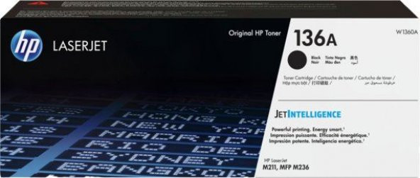 HP NO 136A SIYAH TONER W1360A ürün görseli 1