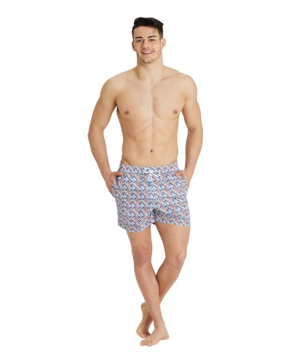 ARENA ERKEK ŞORT MAYO MEN'S BEACH SHORT ALLOVER 005253100 YZM ürün görseli 1