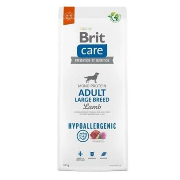 Brit Care Hipoalerjenik Kuzulu Büyük Irk Yetişkin Köpek Maması 12 Kg ürün görseli 1