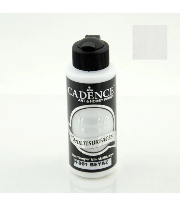 Cadence Hybrid Multisurface Akrilik Boya 120 ml. H-001 BEYAZ ürün görseli 1