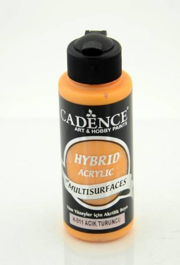 Cadence Hybrid Multisurface Akrilik Boya 120 ml. H-011 AÇIK TURUNCU ürün görseli 1