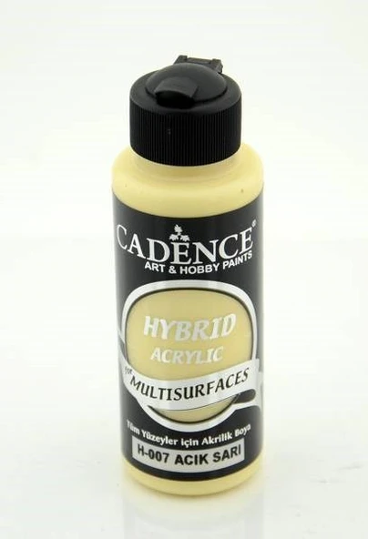 Cadence Hybrid Multisurface Akrilik Boya 120 ml. H-007 AÇIK SARI ürün görseli 1
