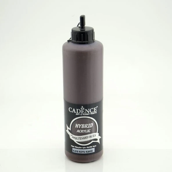 Cadence Hybrid Multisurface Akrilik Boya 500 ml. H-018 KOYU KAHVE ürün görseli 1
